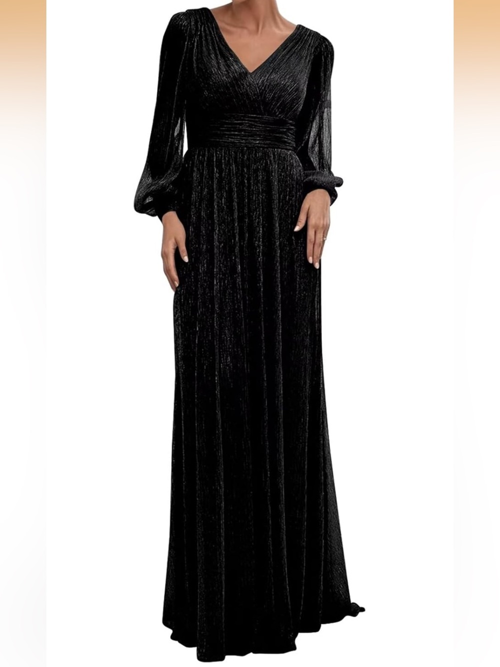 Long Sleeve Formal Gown